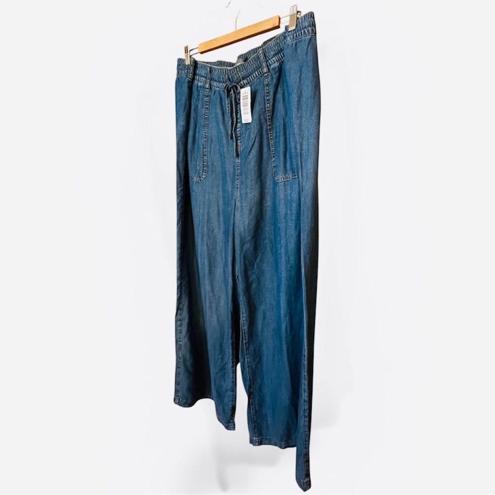 Torrid, 3 | 3X | 22-24, HIGH-RISE PULL ON WIDE LEG LUIGHTWEIGHT DENIM JEAN - NWT - Picture 5 of 7